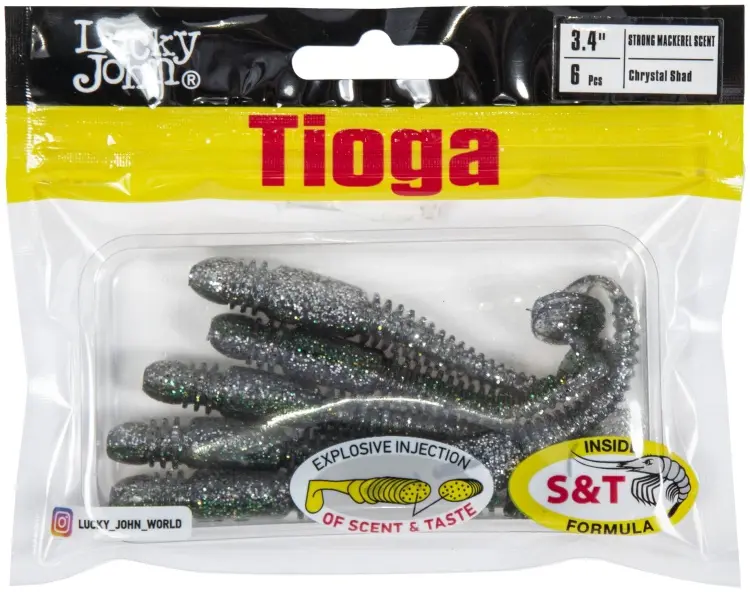 Мягкая приманка Lucky John Tioga 3.4 140127-Z11 6 шт 86.4 мм Z11 купить,NaN