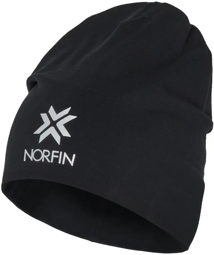 Шапка NORFIN размер 60, 61, черный купить,NaN