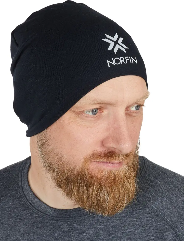 Шапка NORFIN размер 60, 61, черный купить,NaN