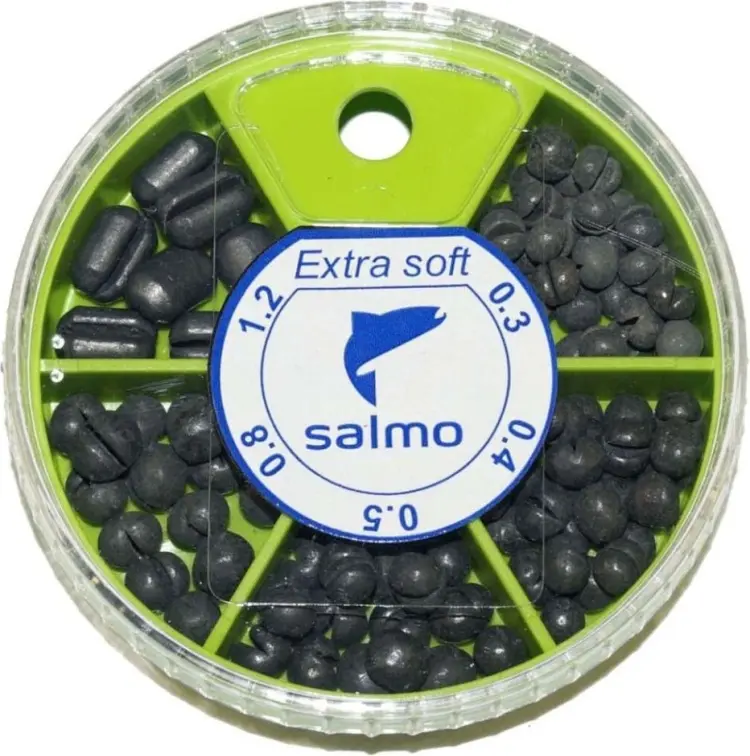 Грузило Дробинка, цилиндр Salmo глухое 0.3 г