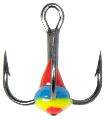 Крючок для рыбалки Lucky John LJ99140-14 тройной синий 1 шт
