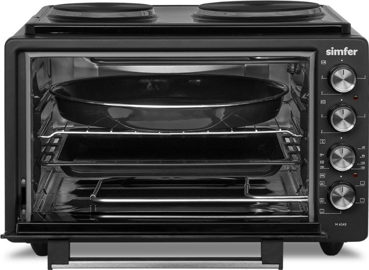 Мини-печь Simfer M4243 черная купить,NaN