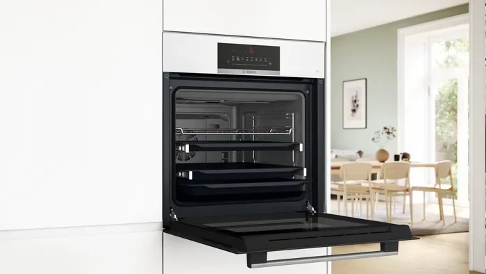 Электрический духовой шкаф Bosch HBJ559YW6R белый - ForteMarket Электрический духовой шкаф Bosch HBJ559YW6R белый купить,0