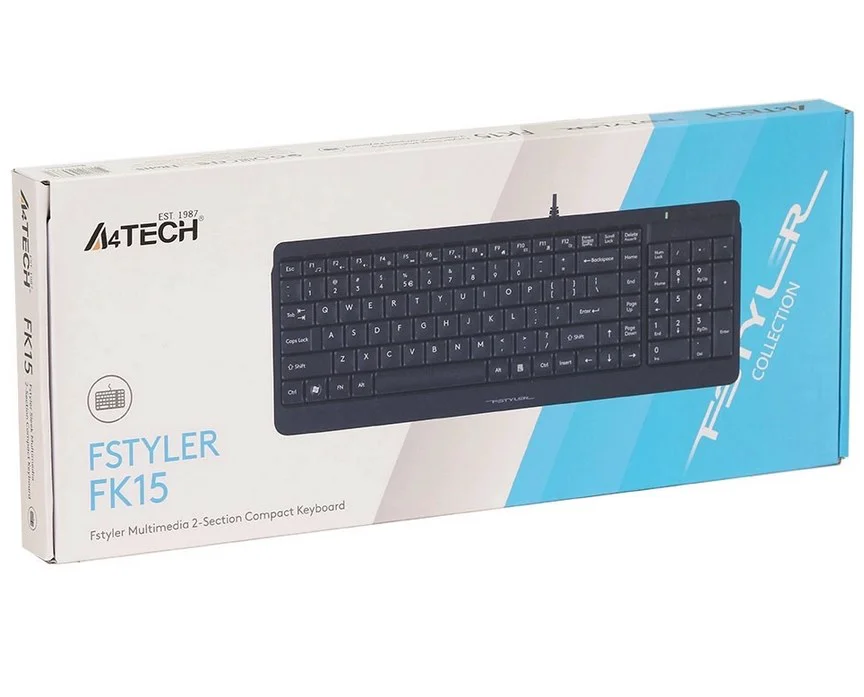 Клавиатура A4Tech Fstyler FK15-2M Black