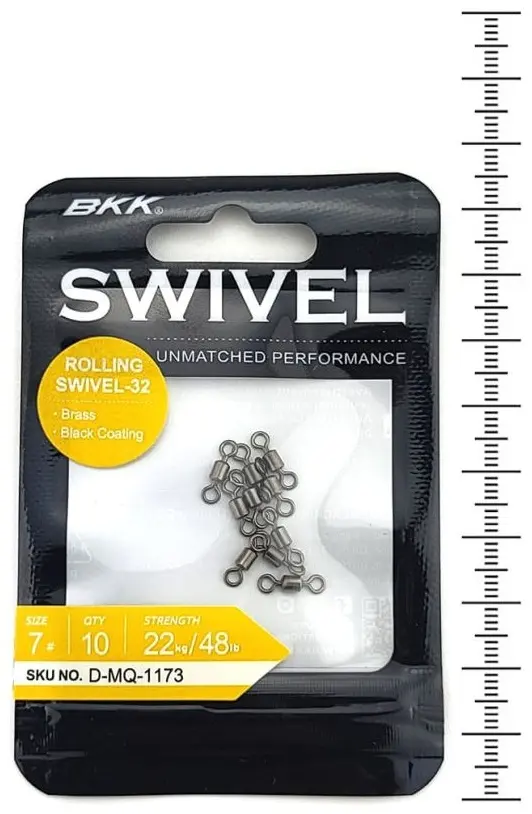 Вертлюг BKK Rolling Swivel-32 №7 22kg D-MQ-1173 купить,NaN