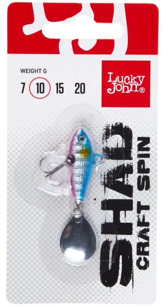 Тейл-спиннер Lucky John SHAD CRAFT SPIN (LJSCS010-018) 1 шт цвет 018