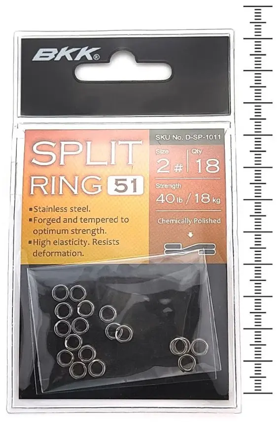 Кольцо заводное BKK Заводные кольца Split Ring-51 №3 — 23kg — D-SP-1012 купить,NaN