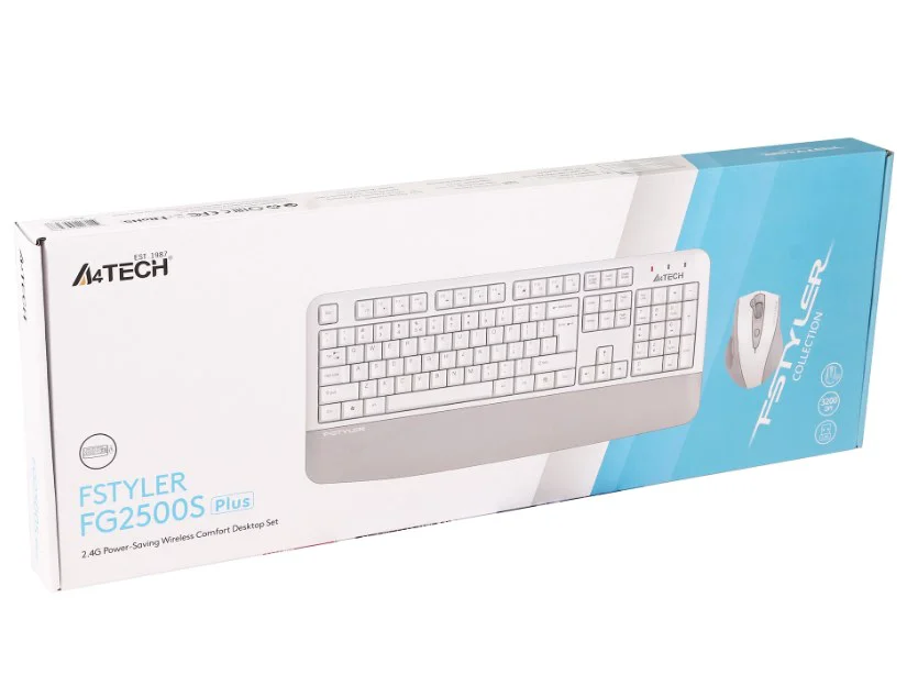 Клавиатура + мышь A4Tech Fstyler FG2500S Plus White - ForteMarket Клавиатура + мышь A4Tech Fstyler FG2500S Plus White купить,11990
