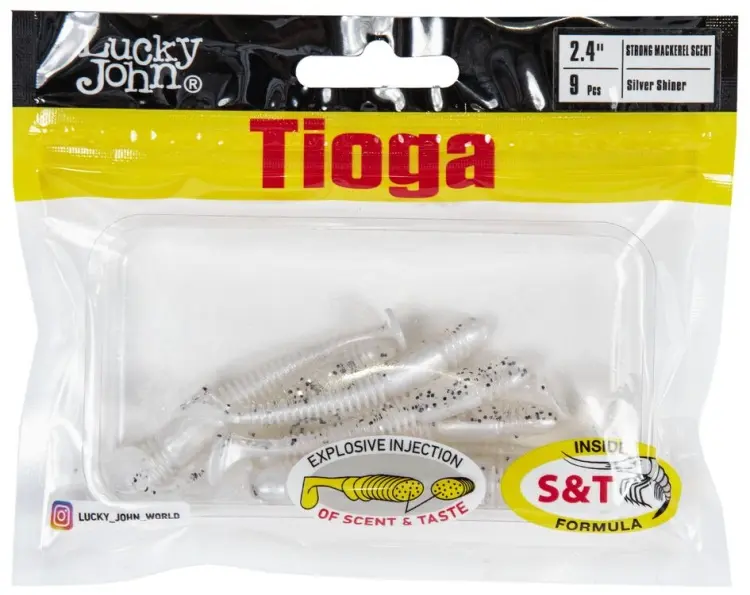 Мягкая приманка Lucky John Tioga 2.4 140119-Z02 9 шт 62 мм Z02 купить,NaN