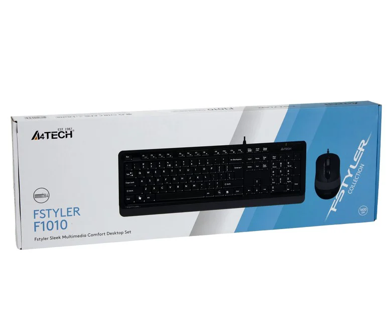 Клавиатура + мышь A4Tech Fstyler F1010 Grey
