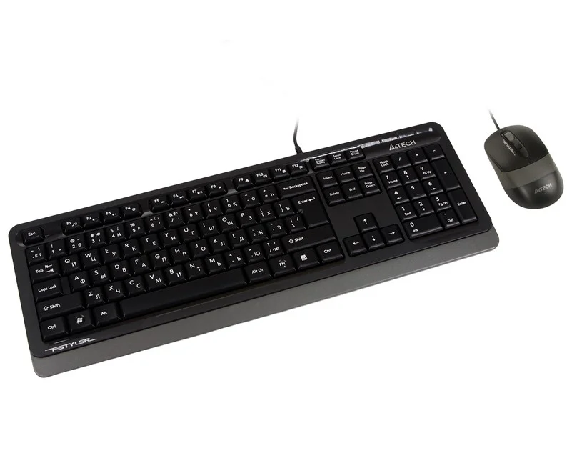 Клавиатура + мышь A4Tech Fstyler F1010 Grey