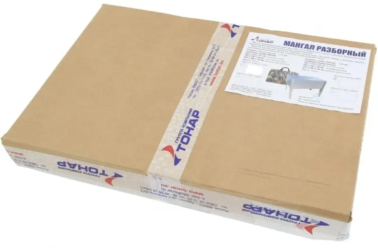 Мангал разборный ТОНАР 31x49x37 см, сталь купить,NaN