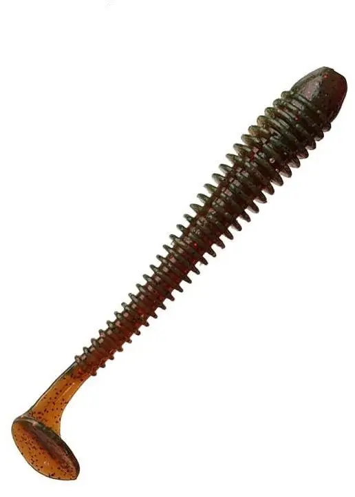Мягкая приманка Crazy Fish Силиконовая приманка Crazy Fish Vibro Worm 3 / 11-75-14-6 / 5 шт купить,NaN