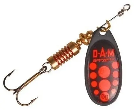 DAM Effzett Standart Spinner №5 Black Red 5131105 купить,NaN