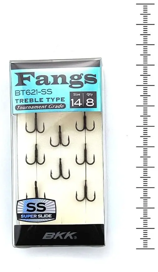 Крючок для рыбалки BKK Spear-21 SS №14 A-ET-6114 тройной черный 8 шт купить,NaN