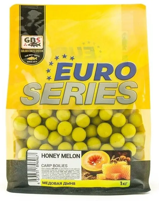Прикормка GBS Baits Евросерия 20мм Медовая дыня 1 кг купить,NaN