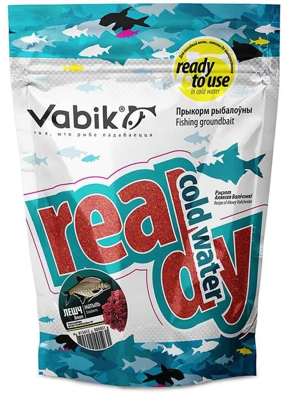 Прикормка Vabik READY COLD WATER Лещ Мотыль 0.75 кг купить,NaN