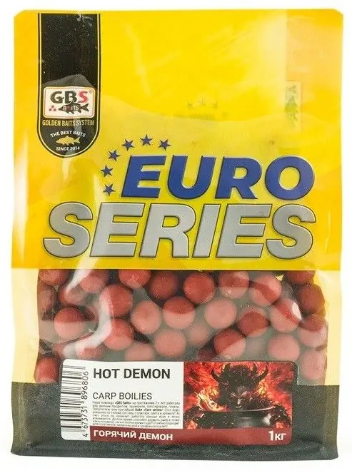 Прикормка GBS Baits Евросерия 20мм Хот демон 1 кг