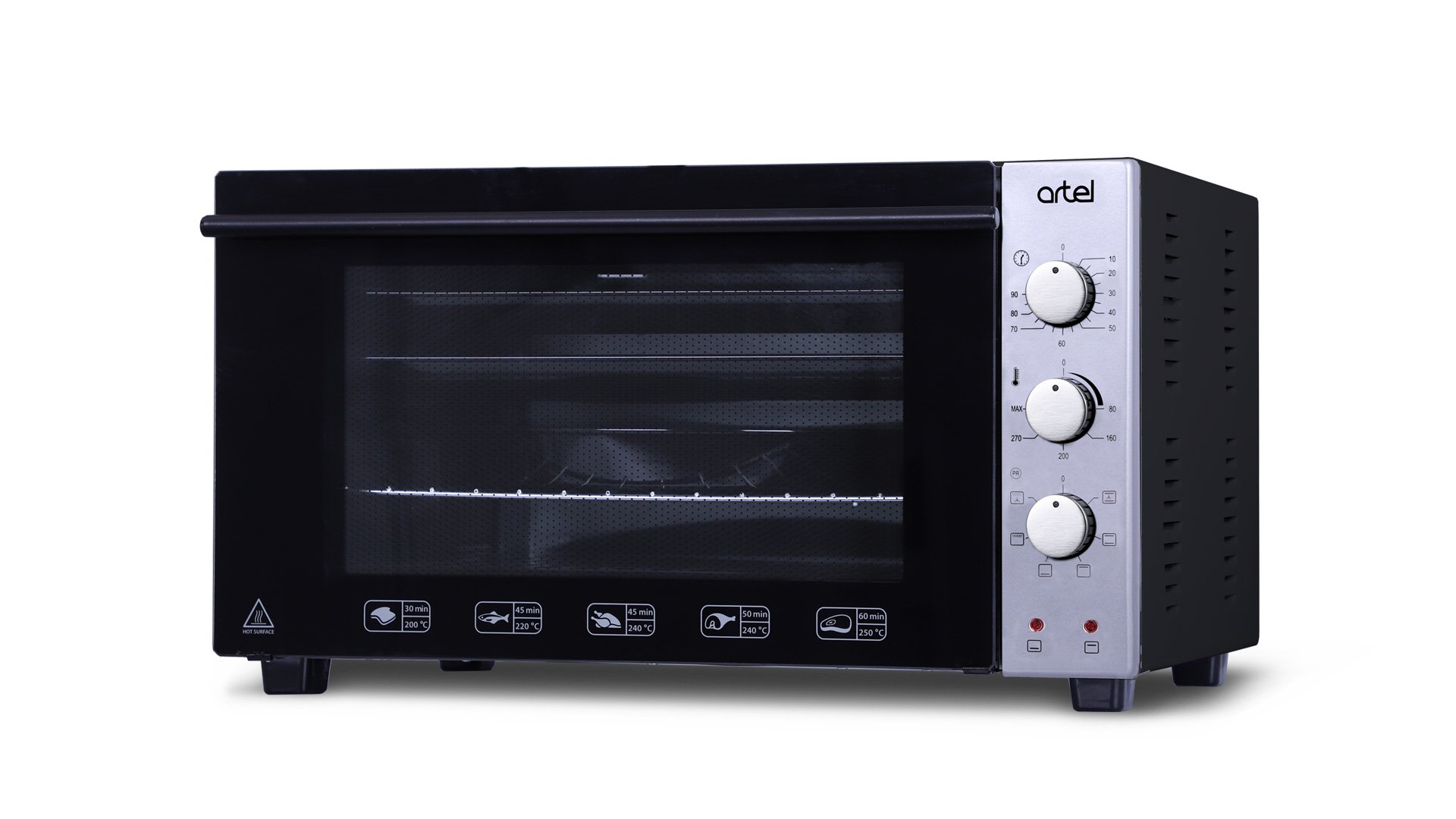Мини-печь Artel MD 4218 L черно-серая