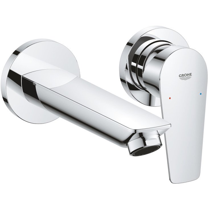 Смеситель для раковины на два отверстия Grohe BauEdge 20474001 