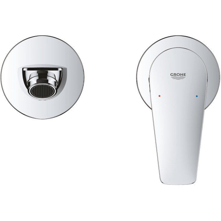 Смеситель для раковины на два отверстия Grohe BauEdge 20474001  купить,NaN