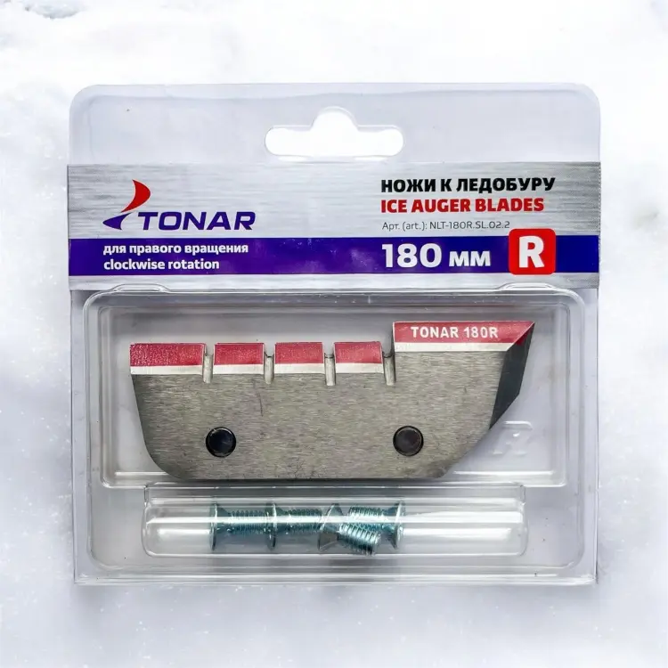 Ножи для ледобуров ТОНАР ЛР-180R, NLT-180R.SL.02.2, 180 мм купить,NaN