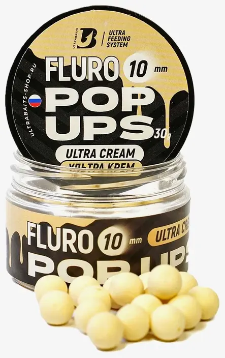 Прикормка ULTRABAITS Pop Ups ультра крем 30 кг купить,NaN