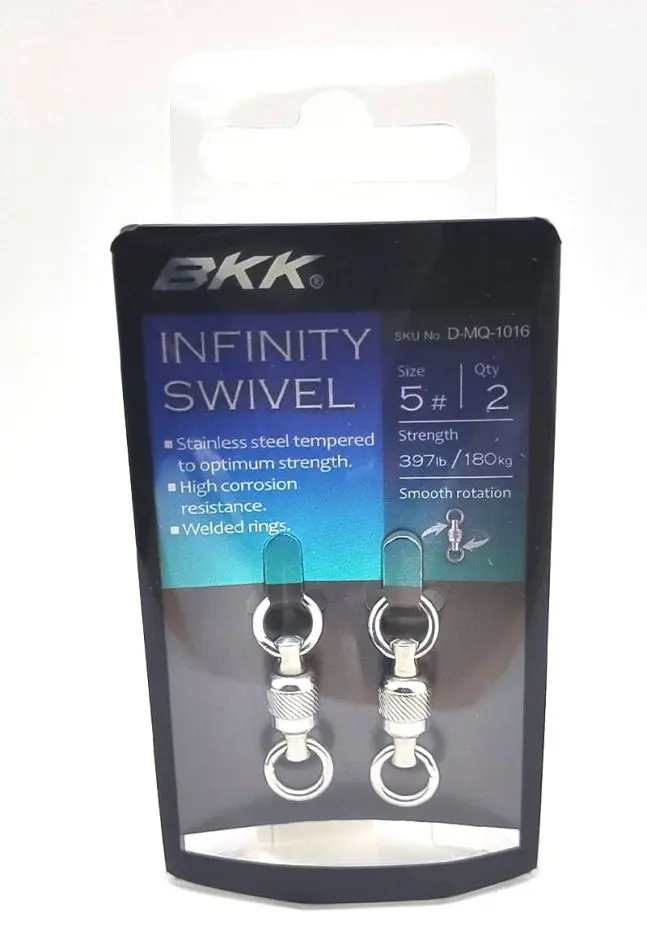 Вертлюг BKK Вертлюг с подшипником Infinity Swivel №5, 180kg, 27mm D-MQ-1016 купить,NaN