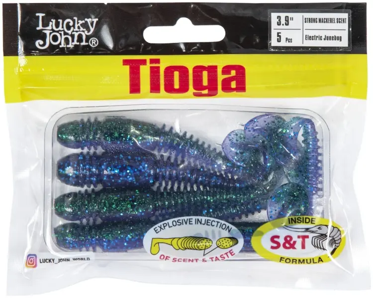 Мягкая приманка Lucky John Tioga 3.9 140104-Z13 5 шт 100 мм Z13 купить,NaN