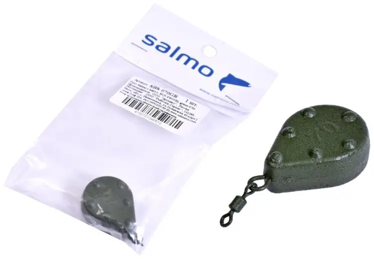 Грузило Капля Salmo SBS-070GR 70 г купить,NaN