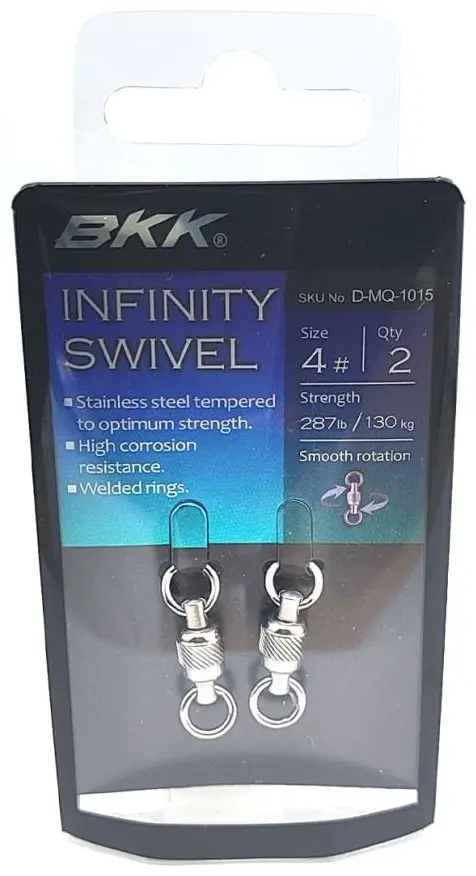 Вертлюг BKK Вертлюг с подшипником Infinity Swivel №4, 130kg, 22mm D-MQ-1015 - ForteMarket Вертлюг BKK Вертлюг с подшипником Infinity Swivel №4, 130kg, 22mm D-MQ-1015 купить,NaN