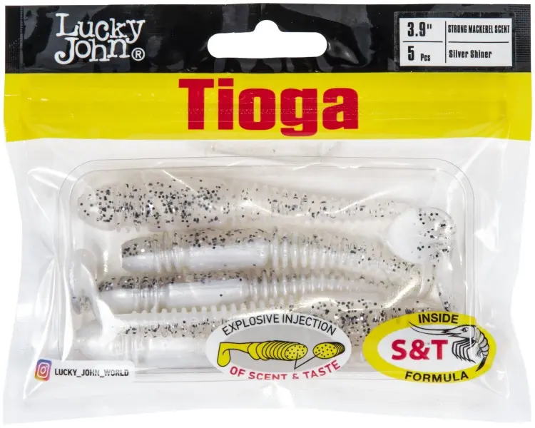 Мягкая приманка Lucky John TIOGA 3.9 140104-Z02 5 шт 100 мм Z02