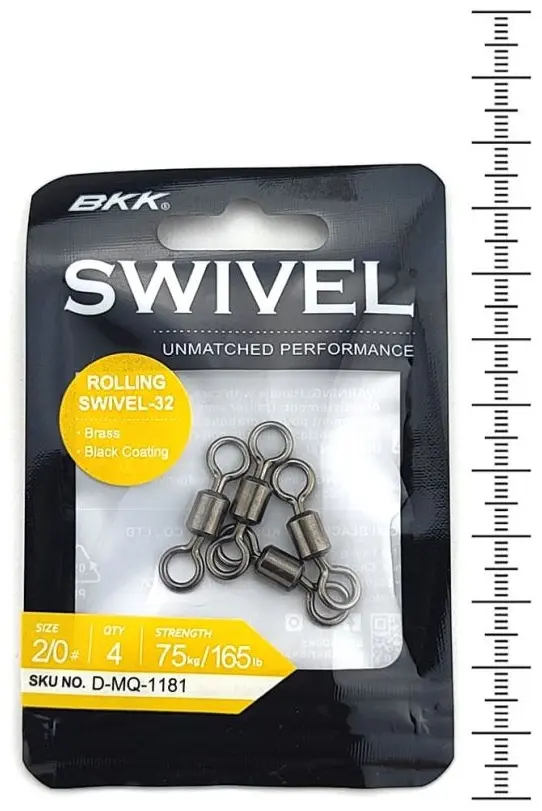 Вертлюг BKK Rolling Swivel-32 №2/0 75k D-MQ-1181 купить,NaN