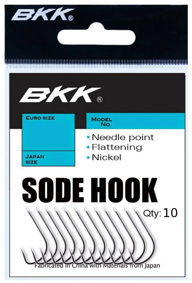 Крючок для рыбалки BKK Sode-R Diamond Black Nickel# №12 одинарный черный 10 шт купить,NaN
