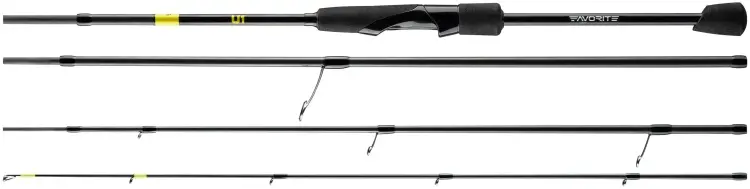 Удилище Favorite U1 Travel, 3-12g, Fast, U1.1-724L-T спиннинговое 2.18 м