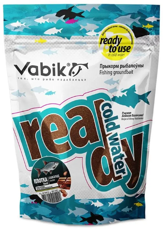Прикормка Vabik READY COLD WATER Плотва Конопля 0.75 кг