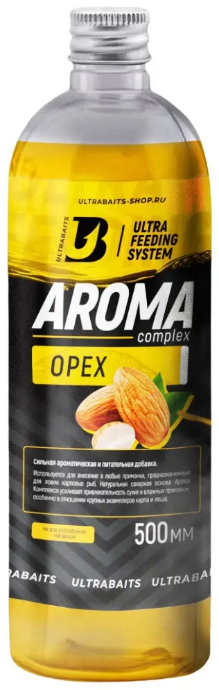 Прикормка ULTRABAITS Арома комплекс Орех 500мл Орех 0.5 кг купить,NaN