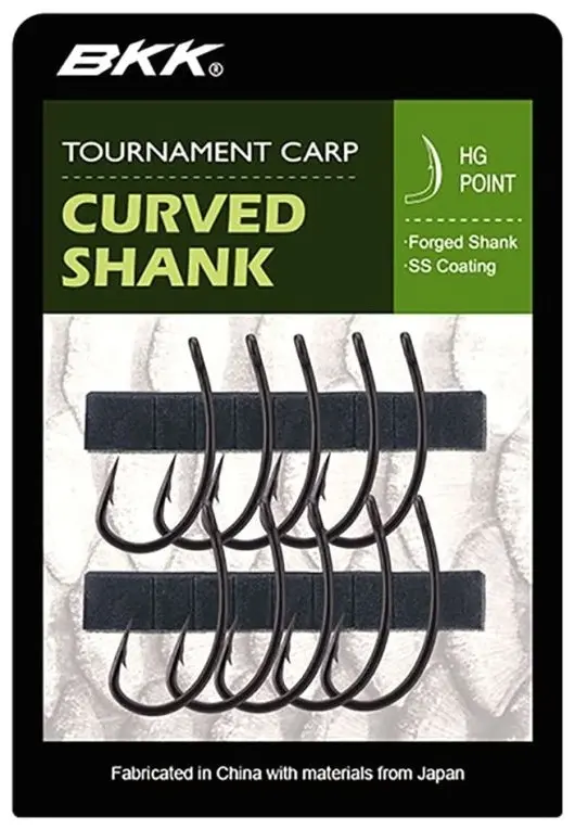 Крючок для рыбалки BKK Curved Shank Superslide №6, 10шт одинарный черный 10 шт купить,NaN