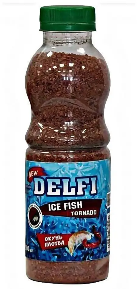 Прикормка Delfi Ice Fish Tornado гаммарус-мотыль 0.5 кг купить,NaN