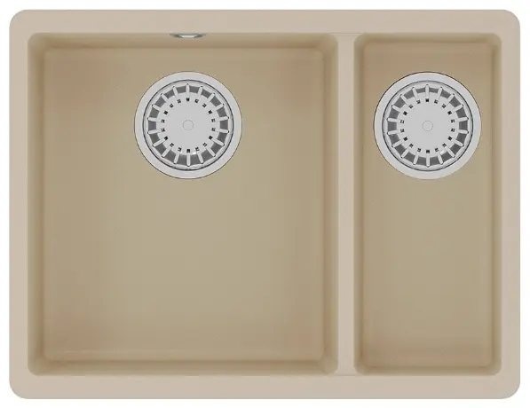 Кухонная мойка Lemark Sinara 550.2-U 42х55х20 см, искусственный гранит, тон бежевый купить,NaN