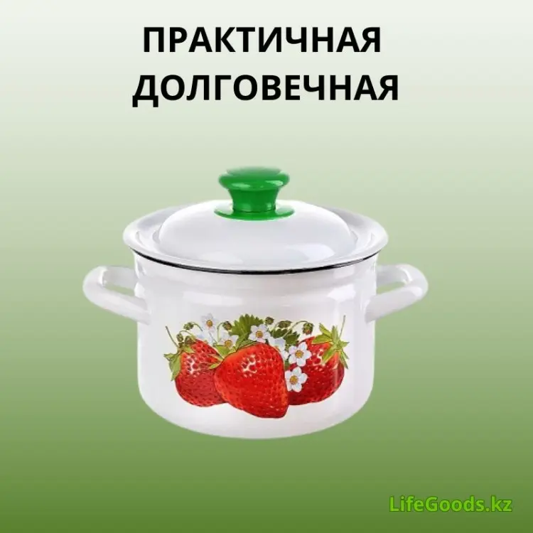 Кастрюля 2 л, LifeGoods.kz LG56136 нержавеющая сталь купить,NaN