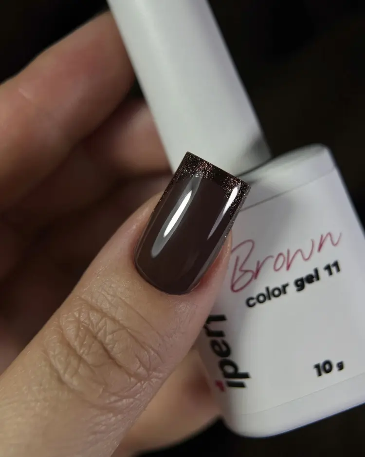 Iperfect гель-лак Brown color gel 11 камуфлирующее 10 мл купить,NaN