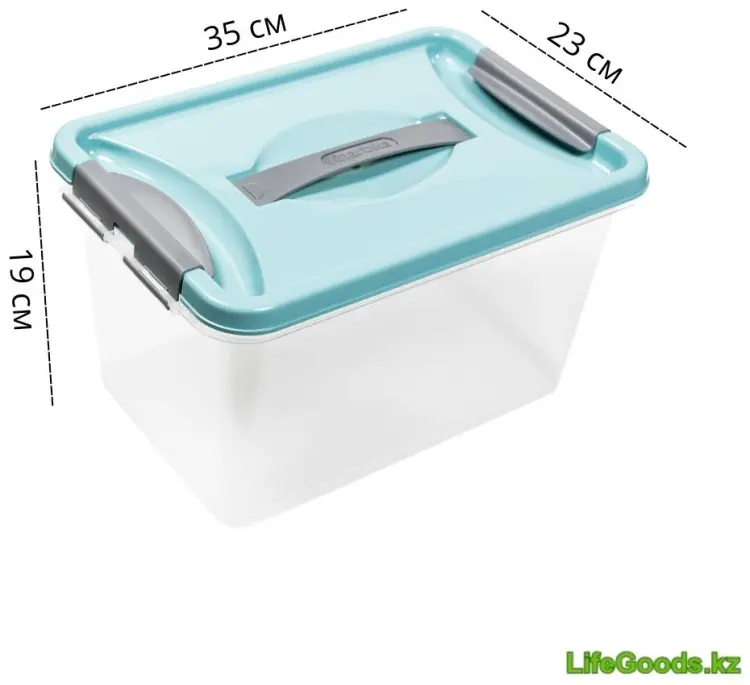 LifeGoods.kz контейнер универсальный 35x23x19 см, пластик купить,NaN