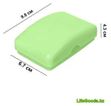 LifeGoods.kz мыльница LG49091 1 шт, пластик купить,NaN