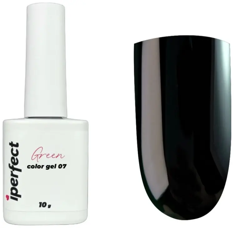 Iperfect гель-лак Green color gel 07 камуфлирующее 10 мл купить,NaN