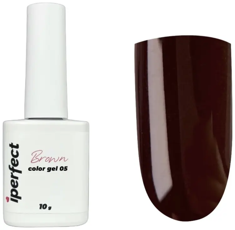 Iperfect гель-лак Brown color gel 05 камуфлирующее 10 мл купить,NaN