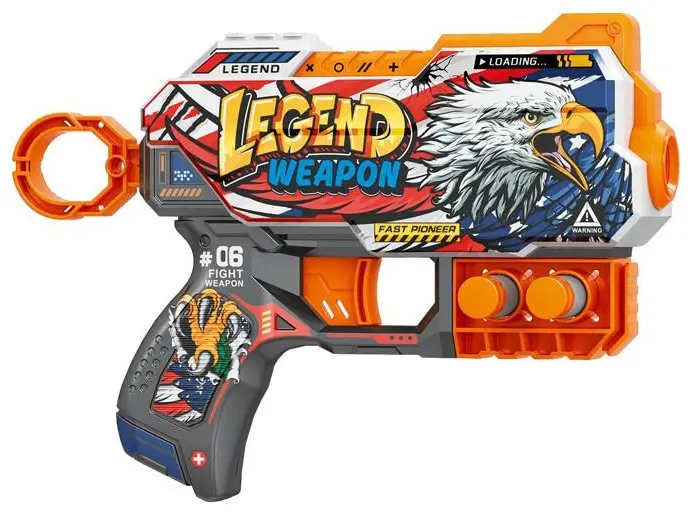 Пистолет Legend weapon 502967067, пенопласт 6 шт купить,NaN