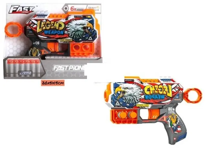 Пистолет Legend weapon 502967067, пенопласт 6 шт купить,NaN