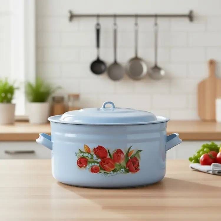Кастрюля 18 л, LifeGoods.kz LG56096 эмаль купить,NaN