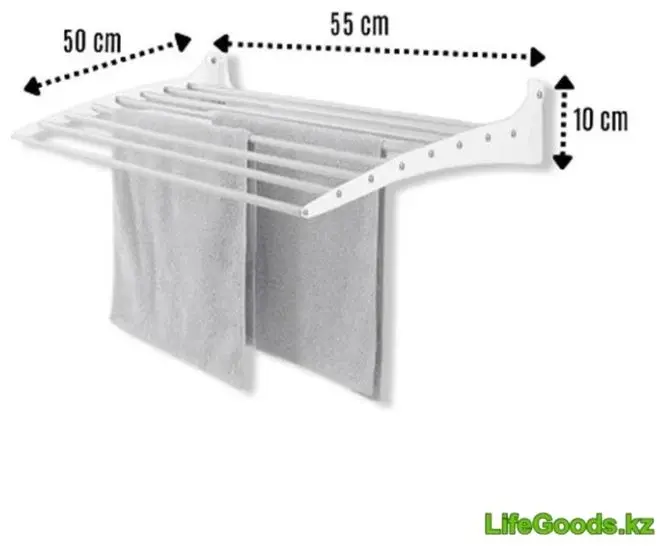 Сушилка настенная LifeGoods.kz 50x55x10 см, кол-во уровней: 1, металл купить,NaN
